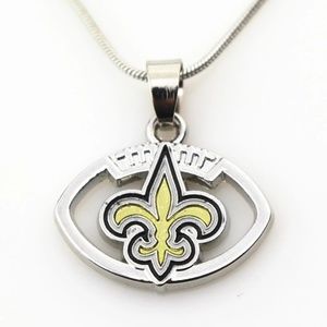 New Orleans Saints Pendant Necklace